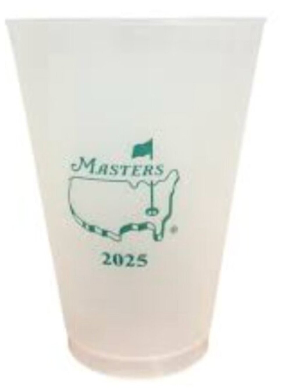 Pair of The Masters Augusta 2025 plastic cups